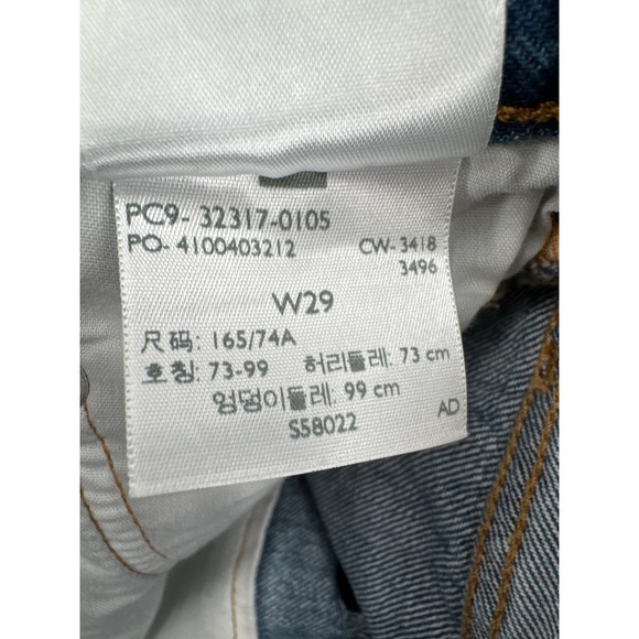 Levi's 501 Demin shorts with patches size w29 - Picture 6 of 7